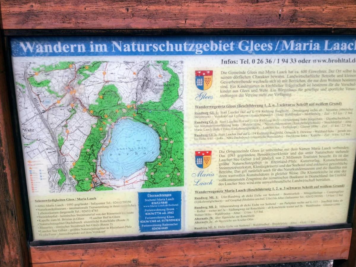 Ferienwohnung Maria Laach Glees Exterior foto